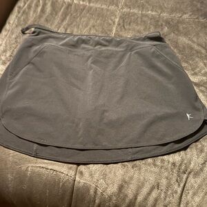 Danskin Now Athletic Black Skirt with Built-In Shorts
